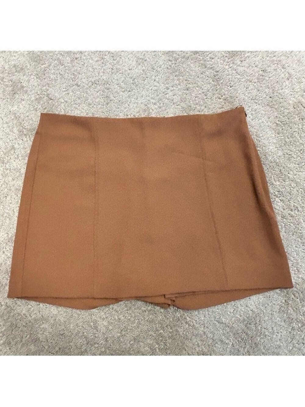 Jason Wu camel brown skort skirt Sz M NWT